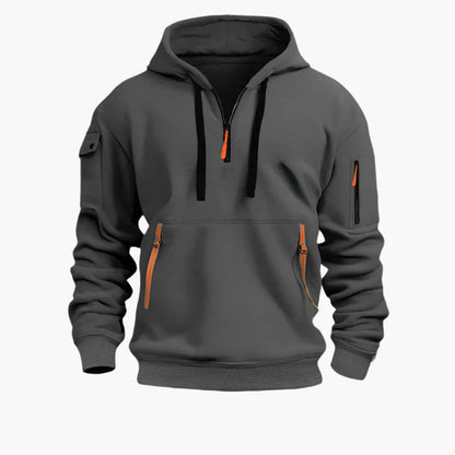 Practical Hoodie Zipper Sporty