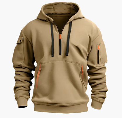 Practical Hoodie Zipper Sporty