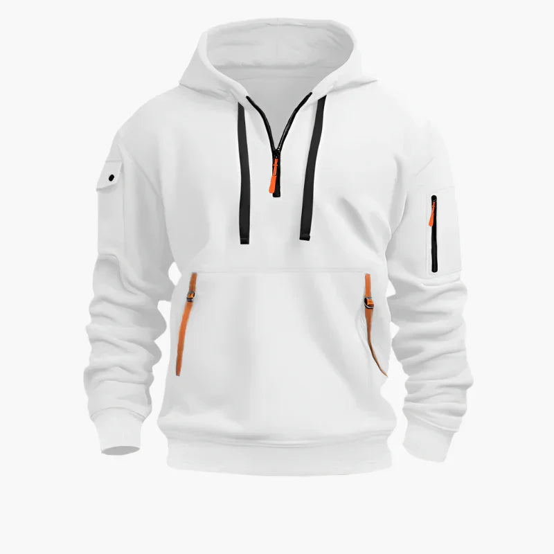 Practical Hoodie Zipper Sporty