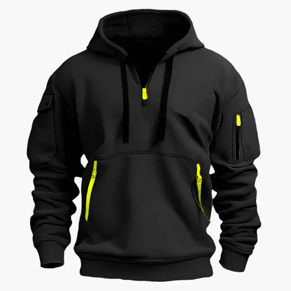 Practical Hoodie Zipper Sporty