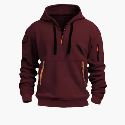 Practical Hoodie Zipper Sporty