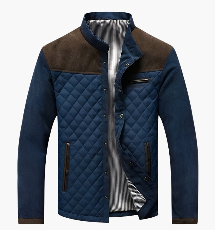 Women's Quilted Jacket Patchwork Style Spring Autumn