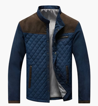 Women's Quilted Jacket Patchwork Style Spring Autumn