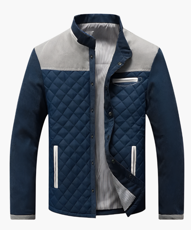Women's Quilted Jacket Patchwork Style Spring Autumn