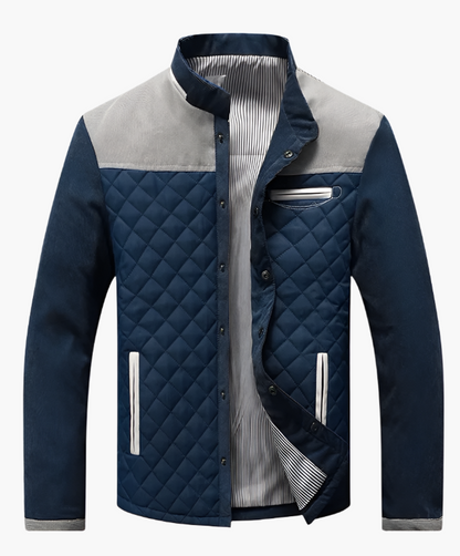 Women's Quilted Jacket Patchwork Style Spring Autumn