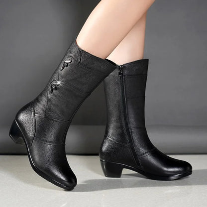 Women's High-Heel Platform Ankle Boots