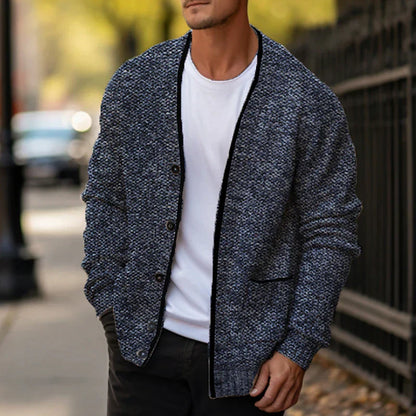 CALVIN - Elegant Men's Wool Sweater Italian Modern