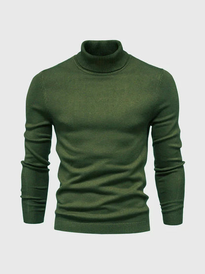 Elegant Turtleneck Fine Knit Quality