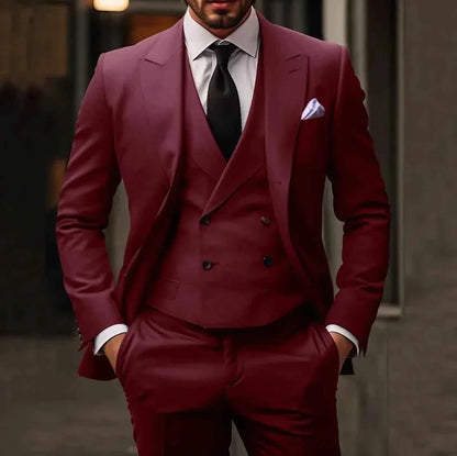 Men's Business Suit Complete Set