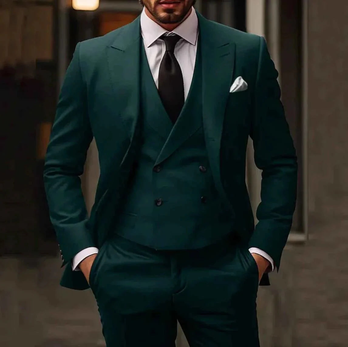Men's Business Suit Complete Set
