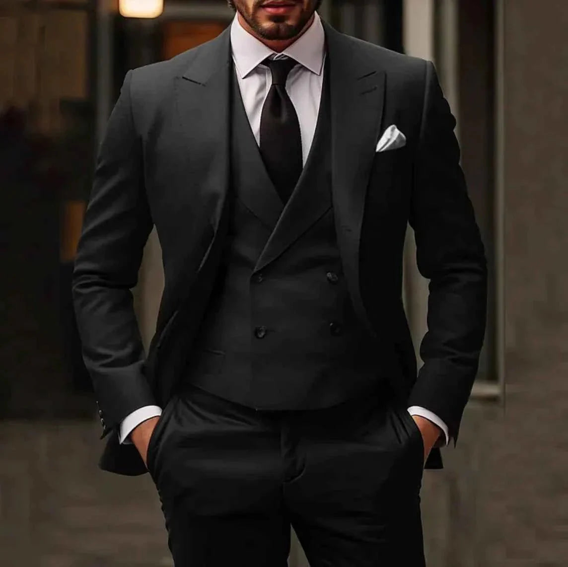 Men's Business Suit Complete Set