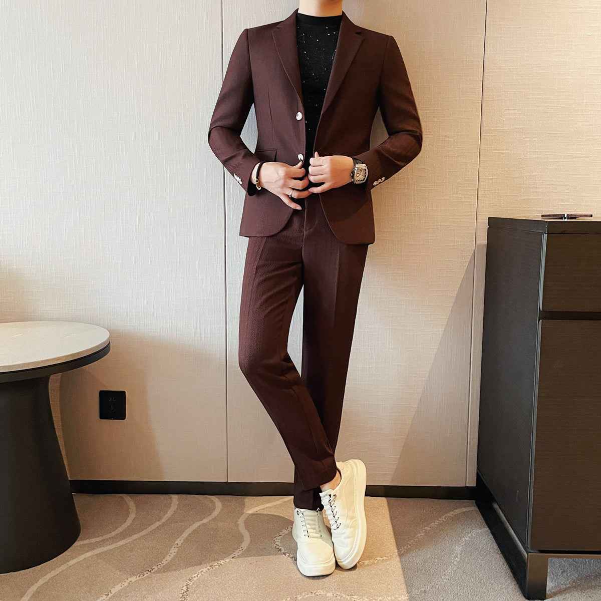 Men's Suit Modern Slimline Design