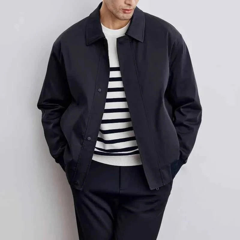 Herren Leder Bomberjacke Modern - IdealeKleiden