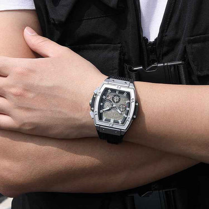 Men's Sports Watch Chronograph Stainless Steel