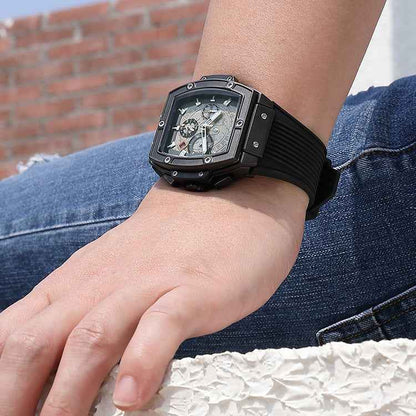 Men's Sports Watch Chronograph Stainless Steel