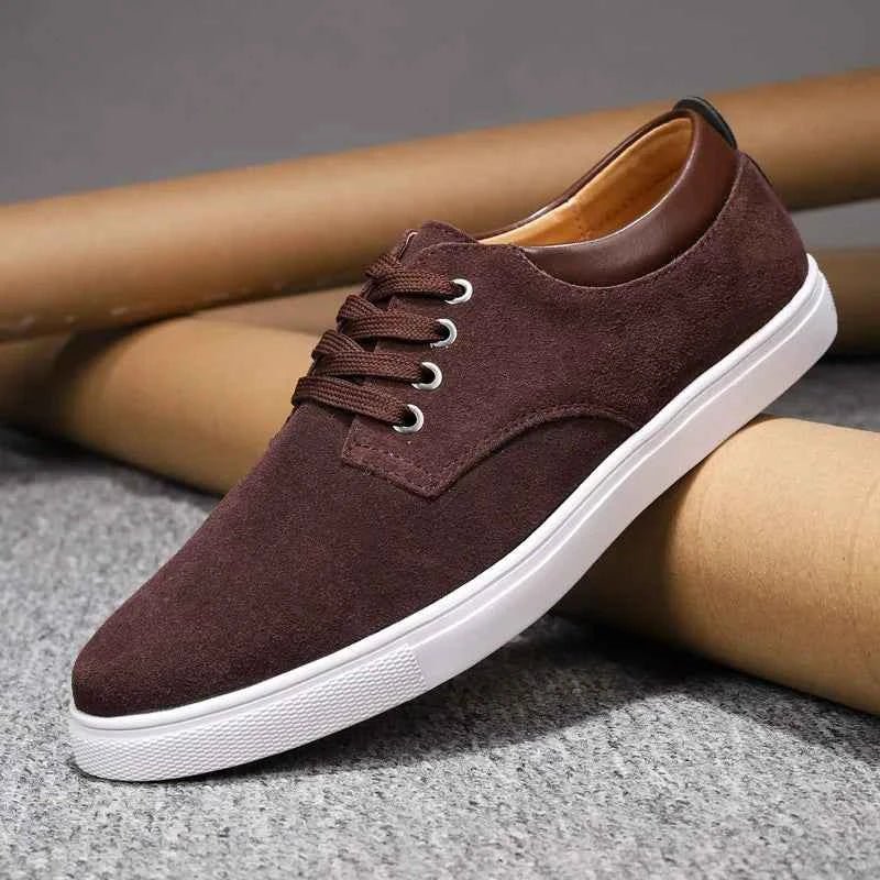 Men's Lace-Up Boots Elegant Leather Shoes