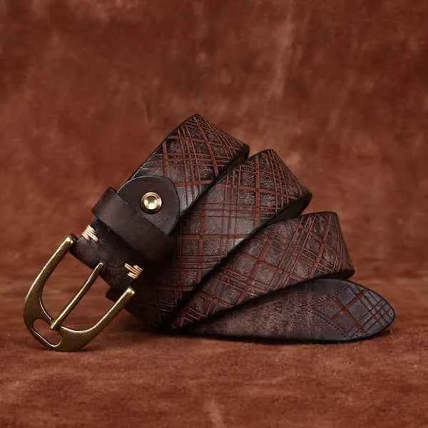 Men's Personalized Leather Belt