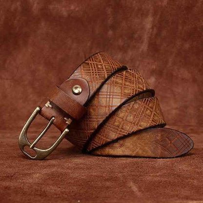 Men's Personalized Leather Belt