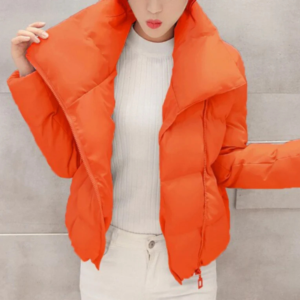 Stylish Women's Warm Polished Winter Jacket
