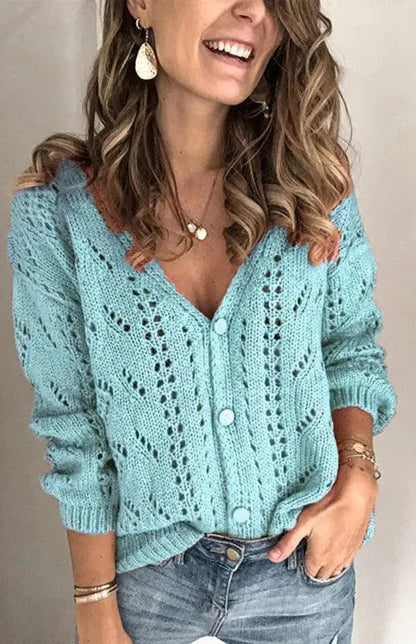 Women's Scarf Cardigan Modern Women's Sweaters