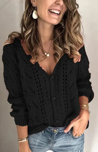 Women's Scarf Cardigan Modern Women's Sweaters