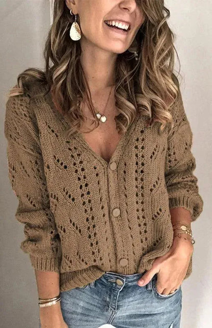 Women's Scarf Cardigan Modern Women's Sweaters