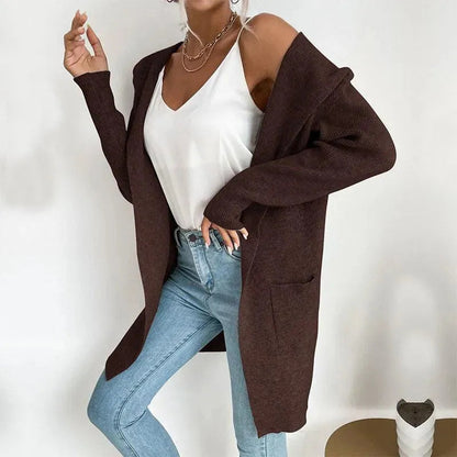 Elegant Women's Cardigan Pullover with Fine Pattern