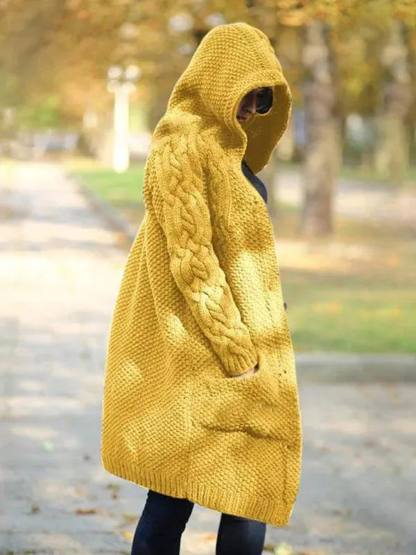 Women's Long Warm Cardigan