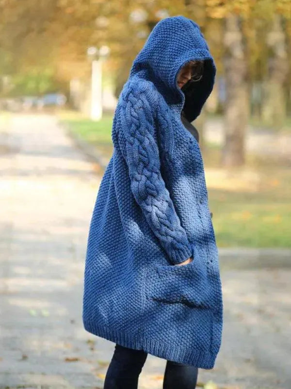 Women's Long Warm Cardigan