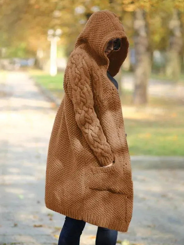Women's Long Warm Cardigan