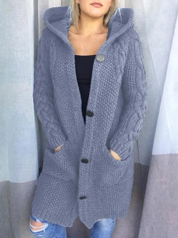 Women's Long Warm Cardigan
