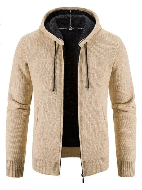 Men's Knitted Cardigan Modern Zipper