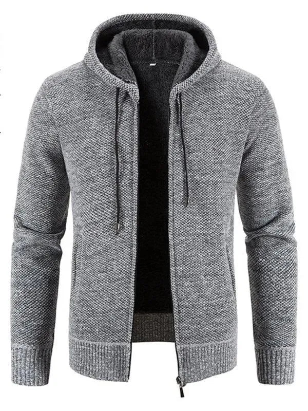 Men's Knitted Cardigan Modern Zipper