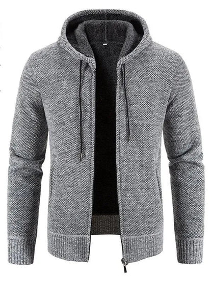 Men's Knitted Cardigan Modern Zipper