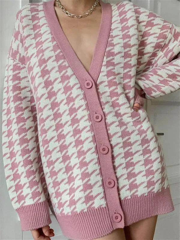 Weiche Strickjacke Damen Pullover Komfort - IdealeKleiden