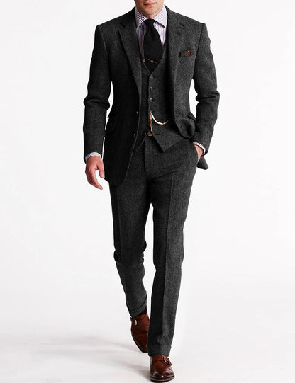 Men's Suit Elegant Look | 3-Piece Ensemble