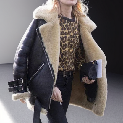 Stylish Leather Jacket Women Trendy Design