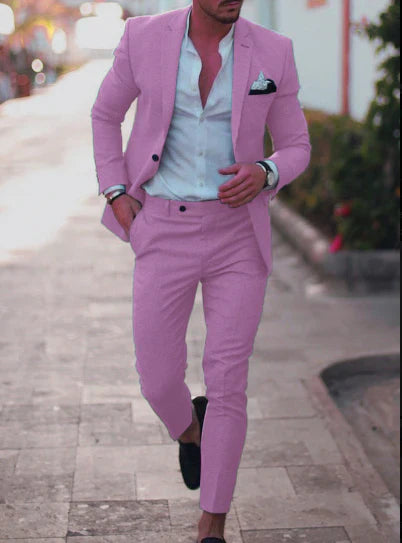 Men's Lightweight Two-Piece Summer Suit