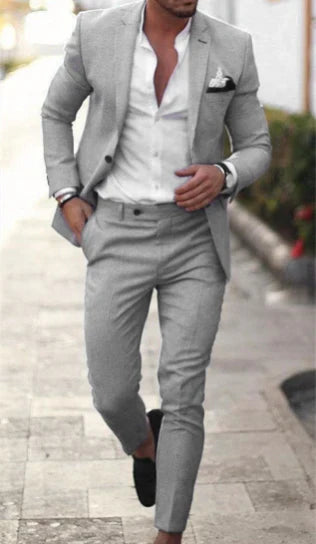 Men's Lightweight Two-Piece Summer Suit