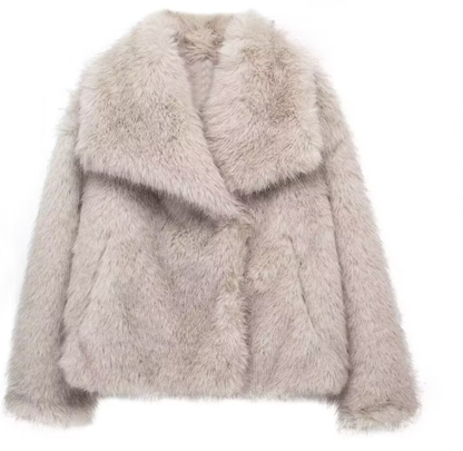 Elegant Women's Dress Beige Warm Luxury