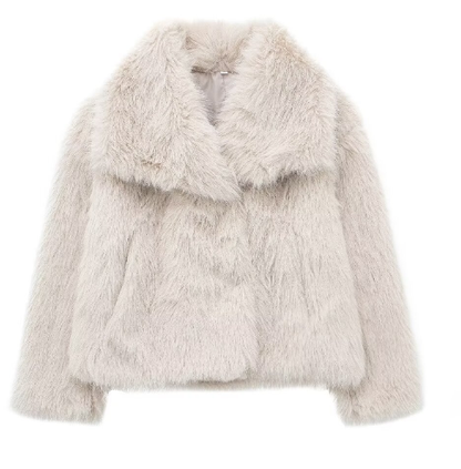 Elegant Women's Dress Beige Warm Luxury