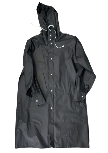 Men's Long Water-Repellent Raincoat
