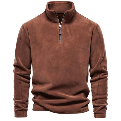 Men's Warm Fleece Half-Zip Pullover