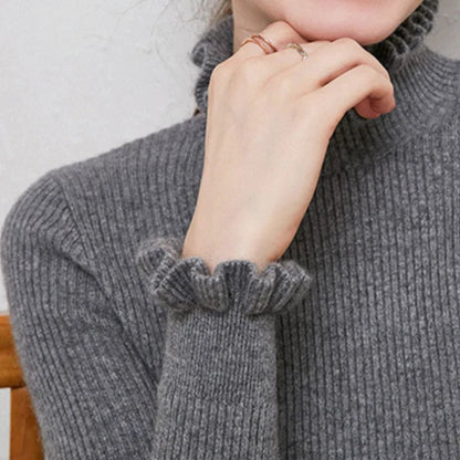 Weicher Rollkragenpullover Kaschmir Qualität