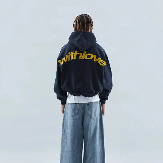 Unisex Sweatshirt Mit Liebe Druck - IdealeKleiden