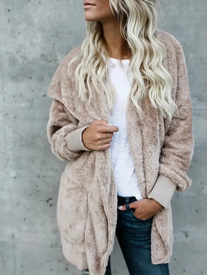 Cozy Fleece Jacket Warm Teddy Style