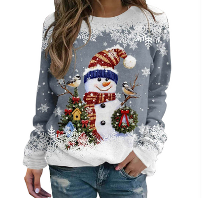 Women's Festive Red Christmas Sweater
