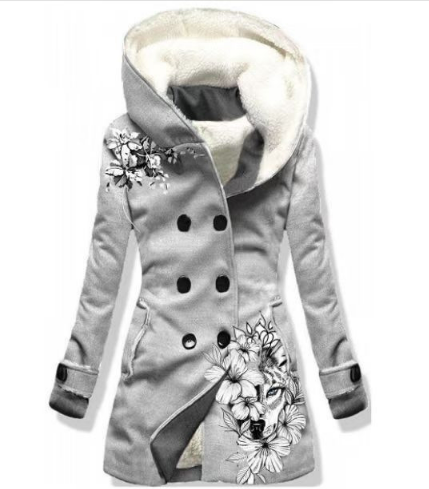 Stylischer Wintermantel Damen Bequem Warm - IdealeKleiden