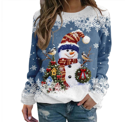 Women's Festive Red Christmas Sweater