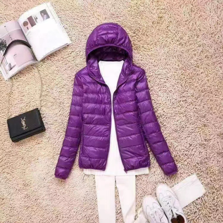 Lila Damenjacke Elegant Kurz - IdealeKleiden